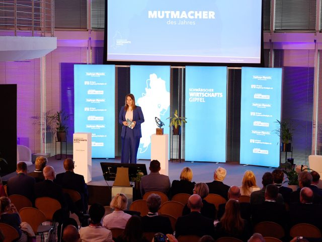 2. Schwäbischer Wirtschaftsgipfel bei der Augsburger Allgemeinen.